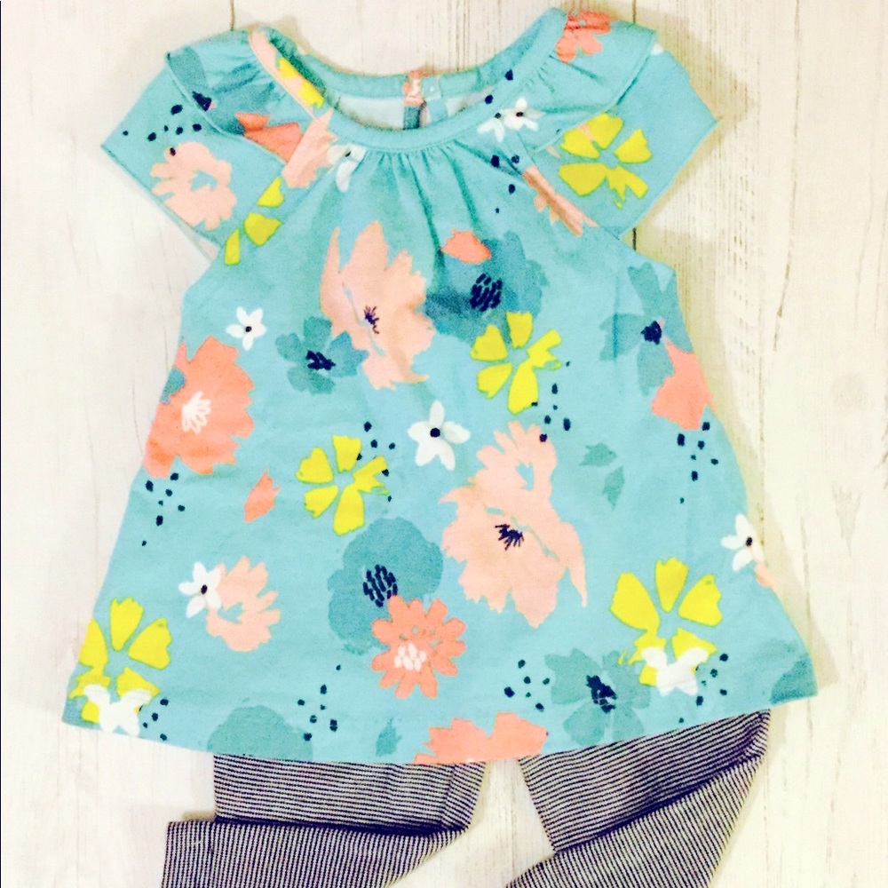 New without tags adorable two piece, made by Carters, Size 9 Months